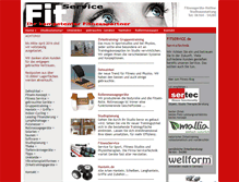 Tablet Screenshot of fitservice.de